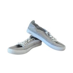 JUSTFAB Women’s Size 10 Gray Canvas Shoes